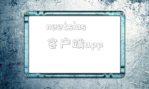 neetsios客户端app的简单介绍